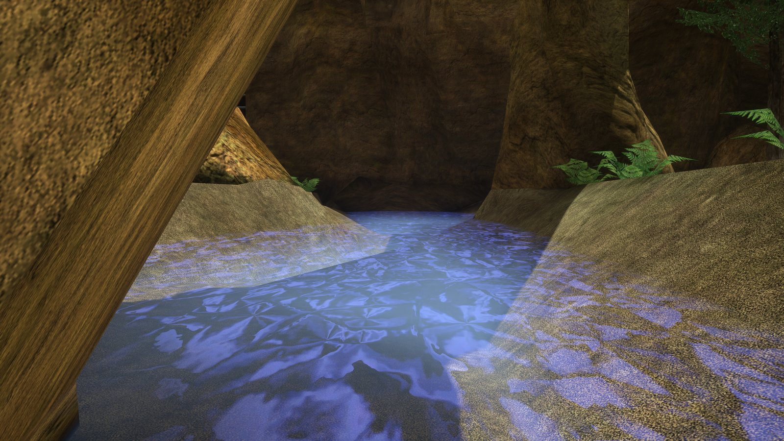The creek at water level (classic)