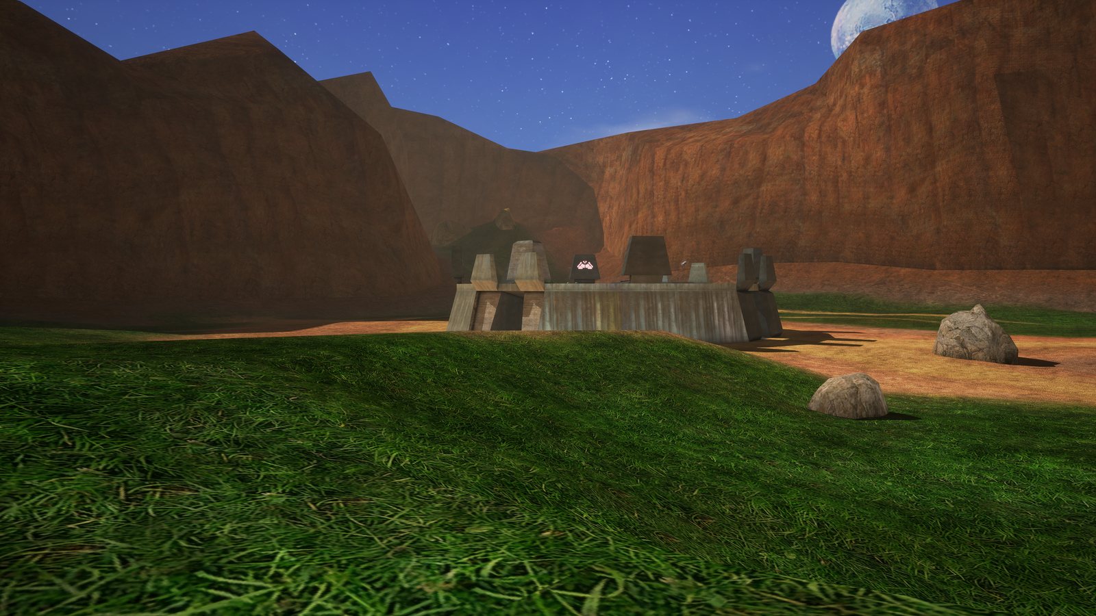 Blood Gulch's red base (classic)