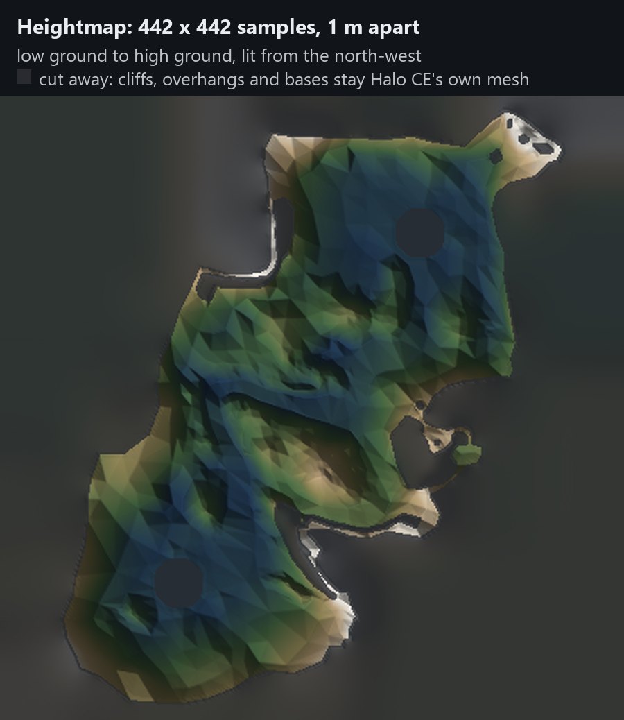 Blood Gulch's heightmap