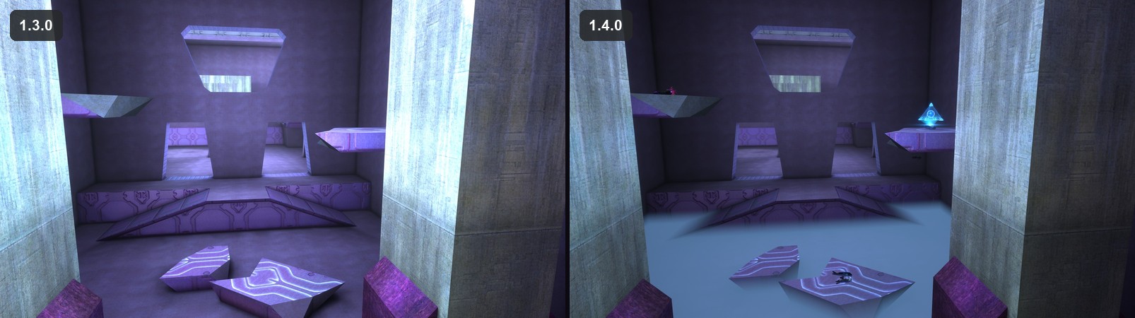 Chill Out's pool, 1.3.0 and 1.4.0
