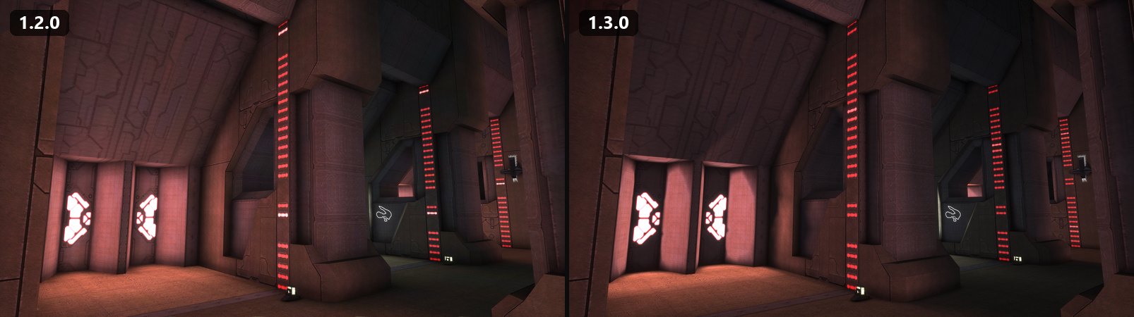 Inside a Death Island base, 1.2.0 and 1.3.0