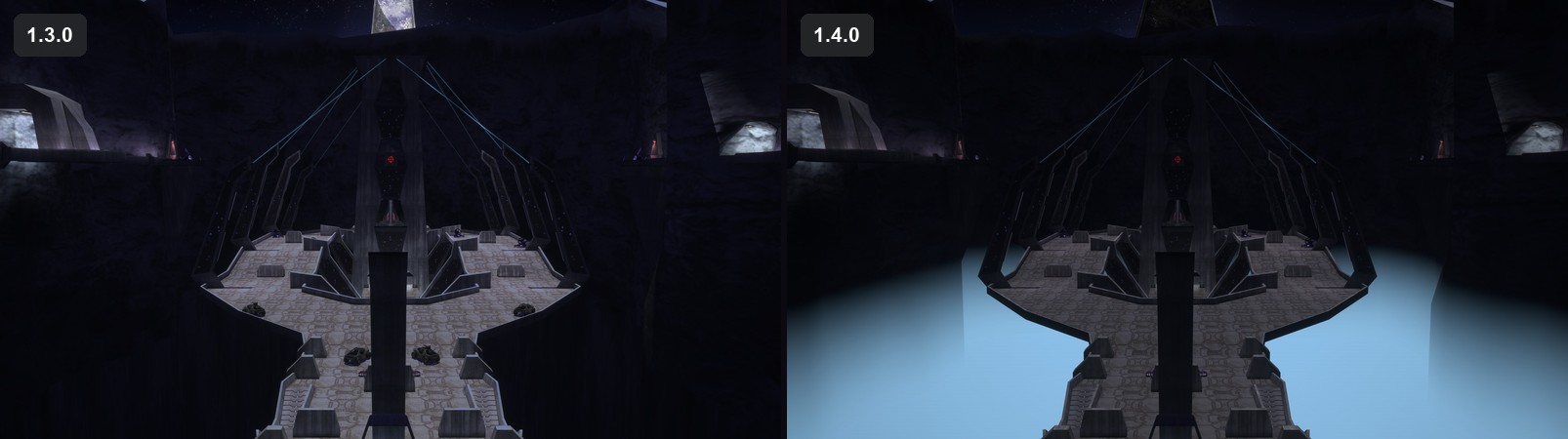 Gephyrophobia's chasm, 1.3.0 and 1.4.0