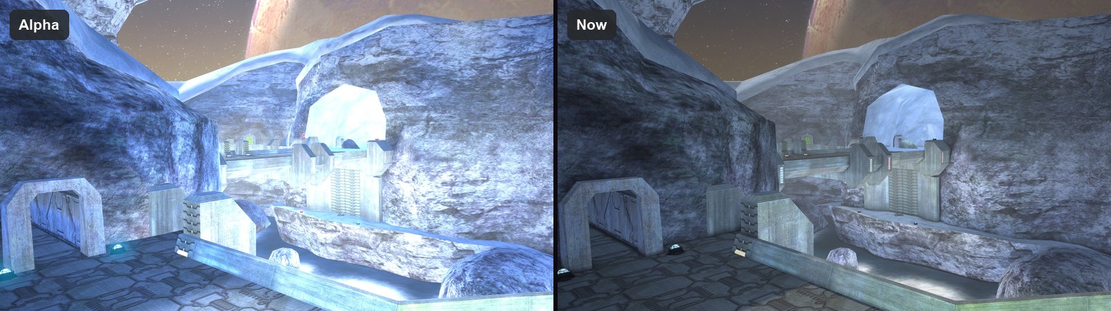 Ice Fields, alpha and now
